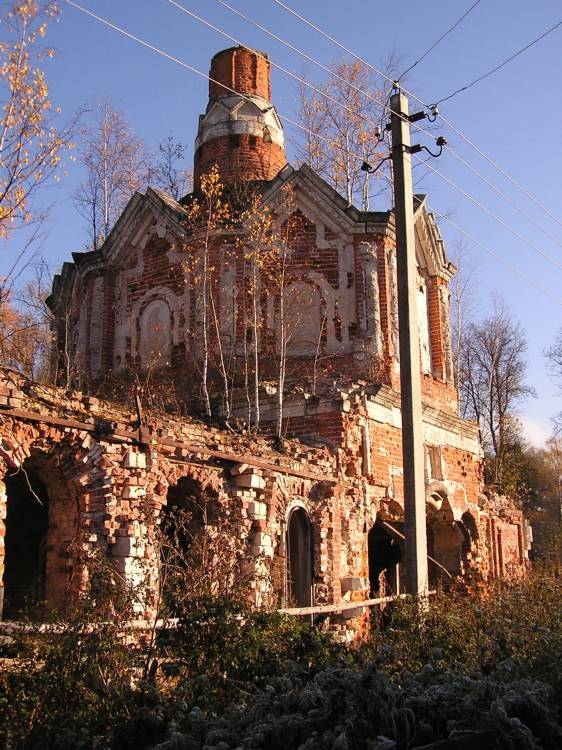 Глухово. Церковь Тихвинской иконы Божией Матери. фасады