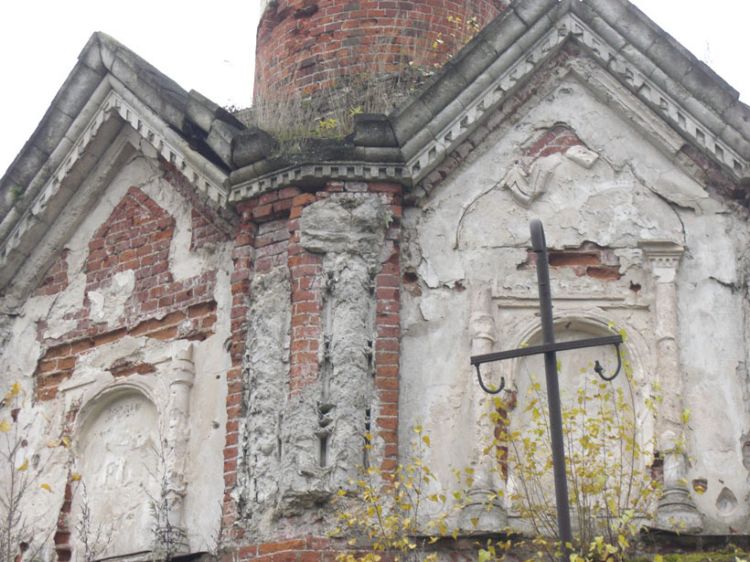 Церковь Тихвинской иконы Божией Матери, Глухово (Дмитровский городской округ, Московская область). архитектурные детали