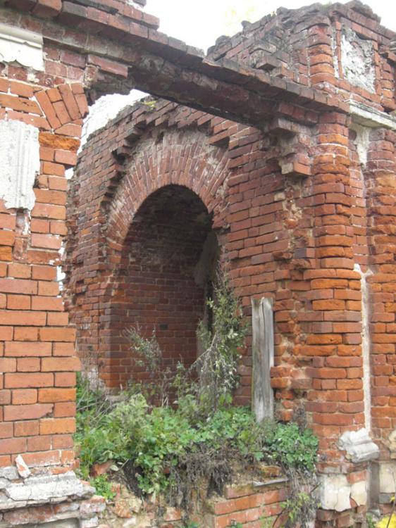 Глухово. Церковь Тихвинской иконы Божией Матери. архитектурные детали