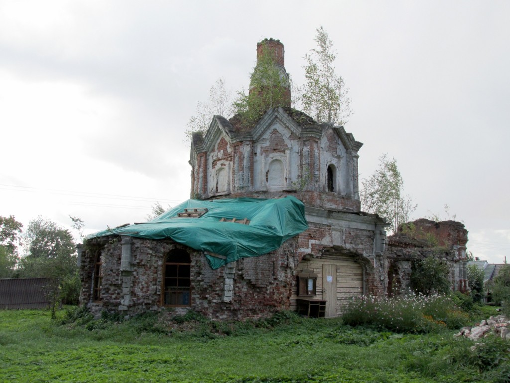 Церковь Тихвинской иконы Божией Матери, Глухово (Дмитровский городской округ, Московская область). фасады