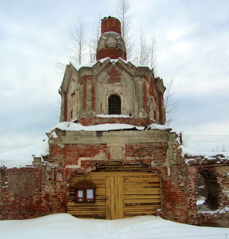 Церковь Тихвинской иконы Божией Матери, Глухово (Дмитровский городской округ, Московская область). фасады, северный фасад