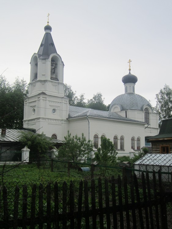 Церковь Троицы Живоначальной, Турбичево (Дмитровский городской округ, Московская область). общий вид в ландшафте