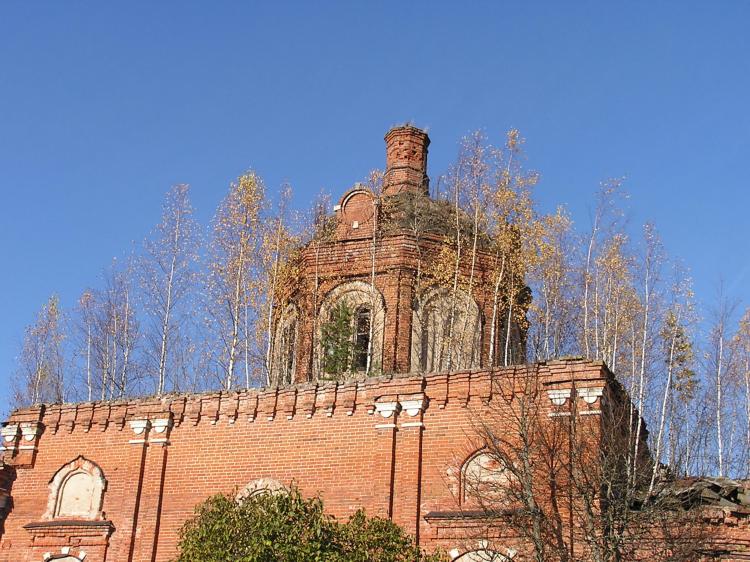 Церковь Казанской иконы Божией матери, Трёхсвятское (Дмитровский городской округ, Московская область). архитектурные детали