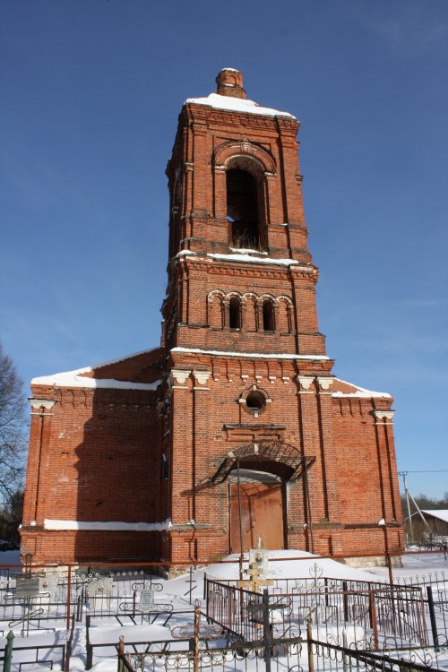 Церковь Казанской иконы Божией матери, Трёхсвятское (Дмитровский городской округ, Московская область). фасады