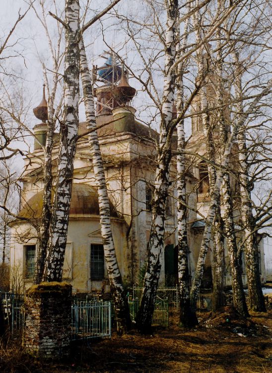 Зятьково. Церковь Сергия Радонежского. фасады