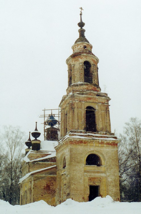 Зятьково. Церковь Сергия Радонежского. фасады