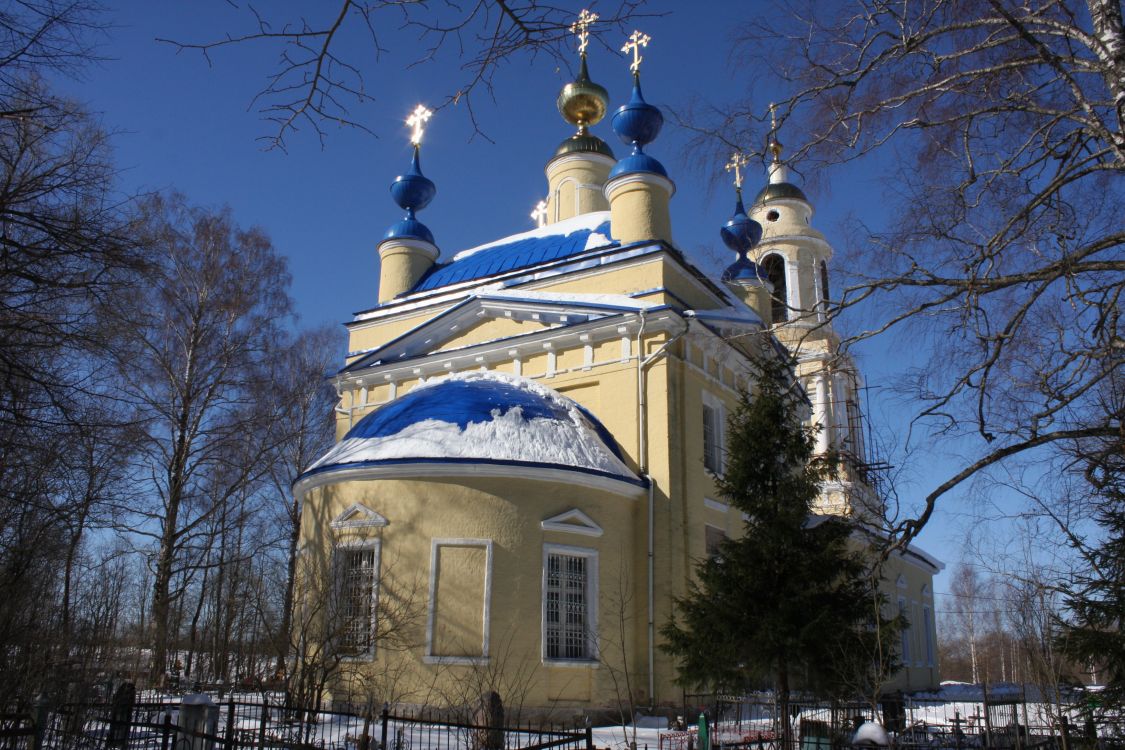 Церковь Сергия Радонежского, Зятьково (Талдомский городской округ и г. Дубна, Московская область). фасады