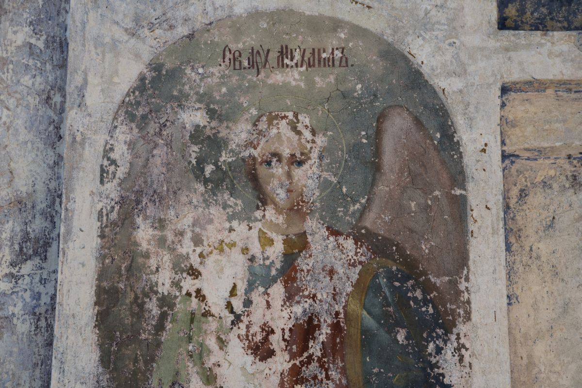 Церковь Троицы Живоначальной, Васильевка (Вадинский район, Пензенская область). интерьер и убранство, Фрагмент храмовой живописи