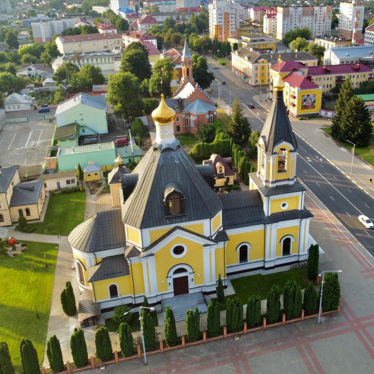 Собор Успения Пресвятой Богородицы, Речица (Речицкий район, Беларусь, Гомельская область). фасады, Вид с СЗ 