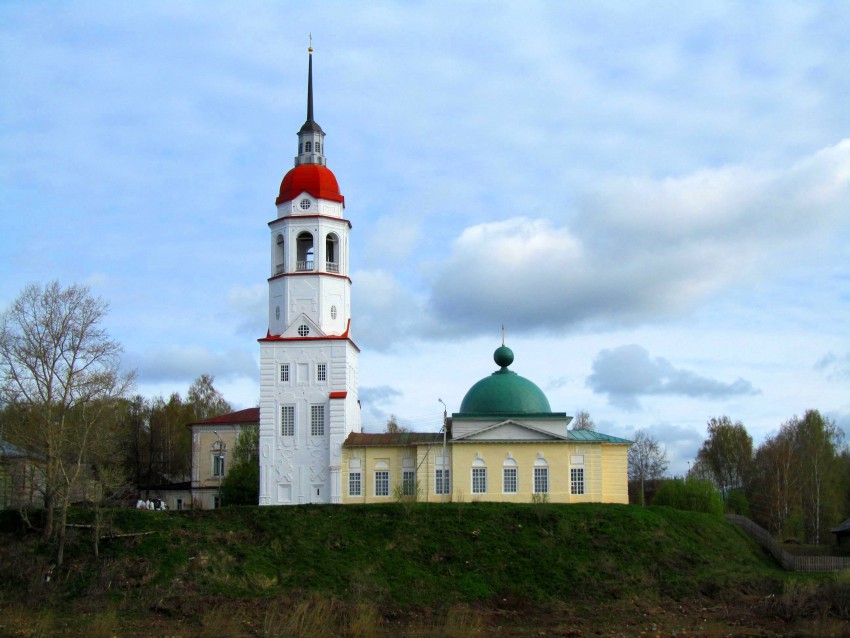 Церковь Успения Пресвятой Богородицы, Тотьма (Тотемский район, Вологодская область). фасады, южный фасад