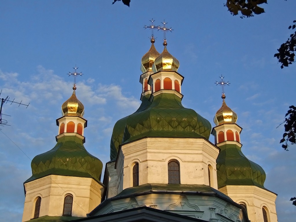 Кафедральный собор Николая Чудотворца, Нежин (Нежинский район, Украина, Черниговская область). архитектурные детали, Купола собора