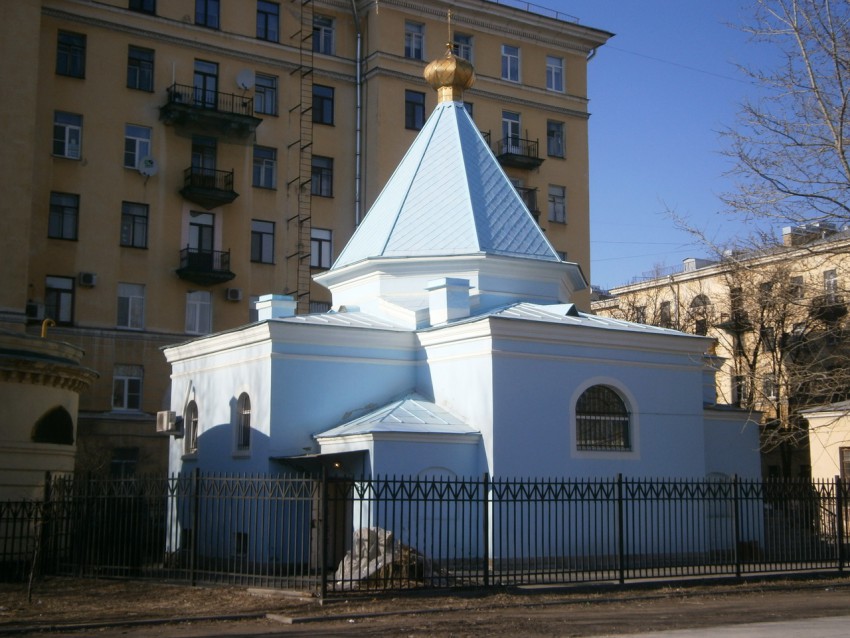 Центральный район. Церковь Николая, царя-мученика. общий вид в ландшафте, Вид с юго-востока