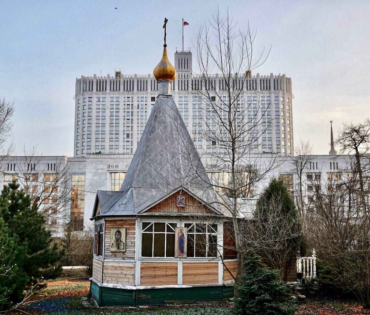 Часовня Воздвижения Креста Господня, Пресненский (Центральный административный округ (ЦАО), г. Москва). фасады