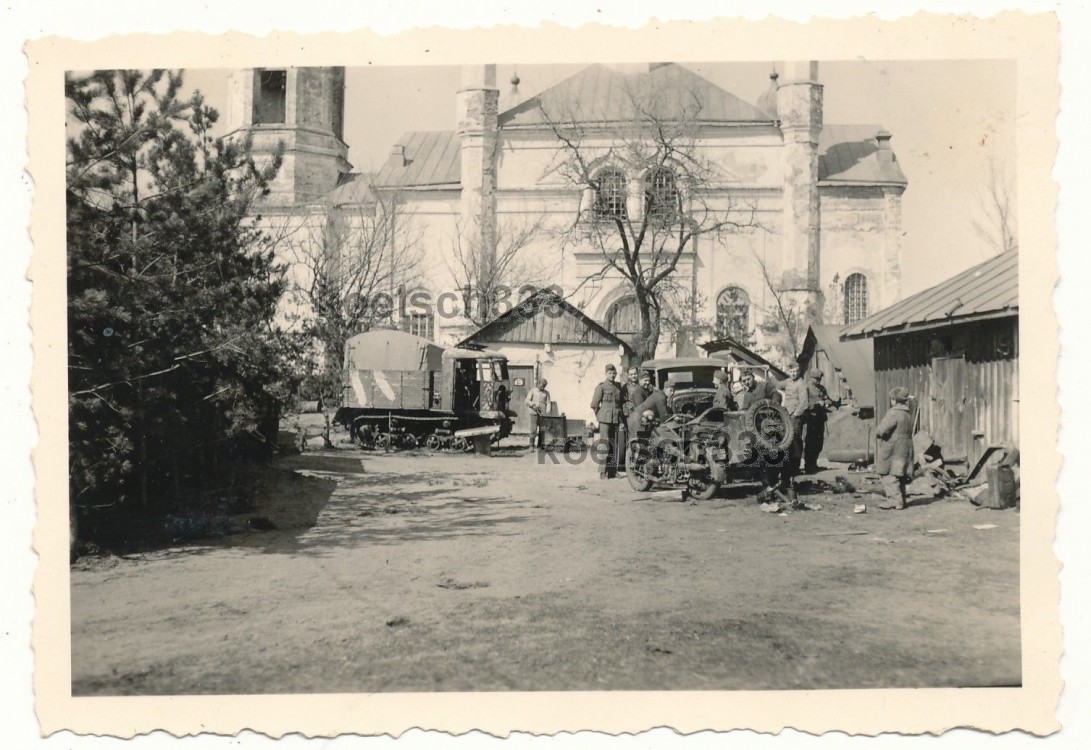 Церковь Покрова Пресвятой Богородицы, Безлюдовка (Харьковский район, Украина, Харьковская область). архивная фотография, Фото 1943 г. с аукциона e-bay.de