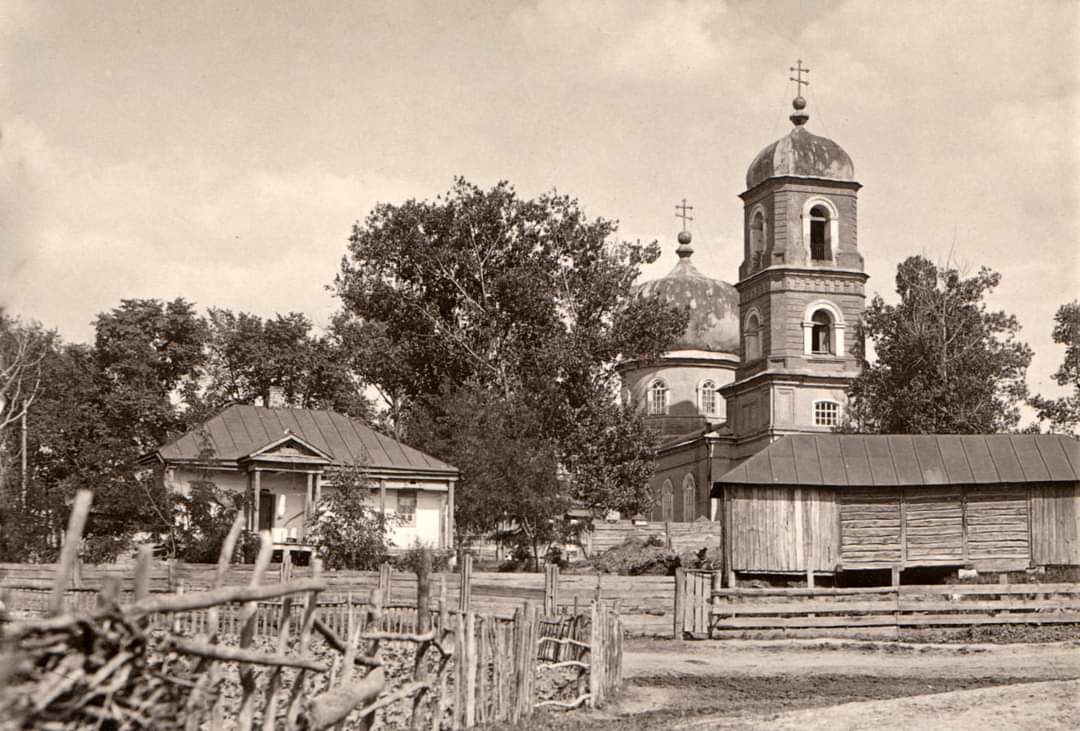 Церковь Димитрия Солунского, Васищево (Харьковский район, Украина, Харьковская область). архивная фотография, Фото 1910-х годов из приходского архива