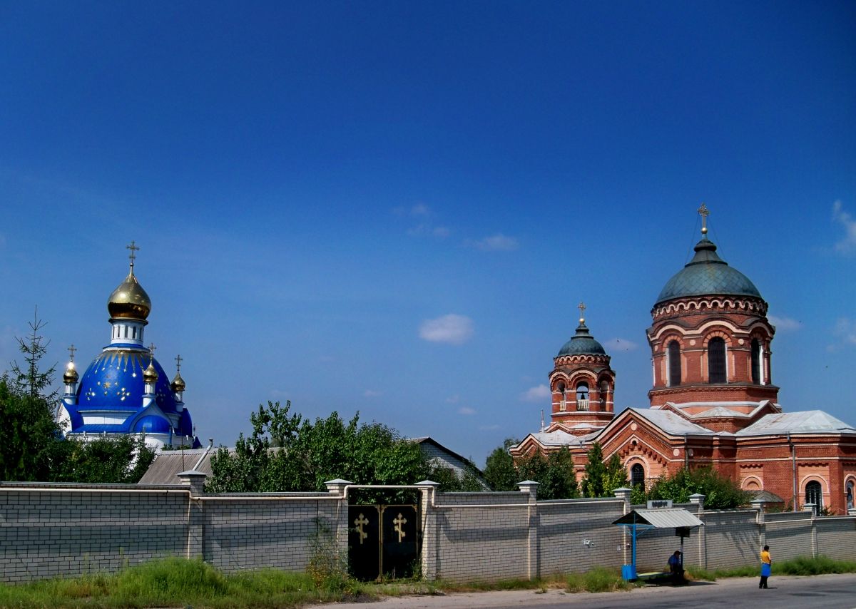 Борисоглебский женский монастырь, Водяное (Чугуевский район, Украина, Харьковская область). фасады