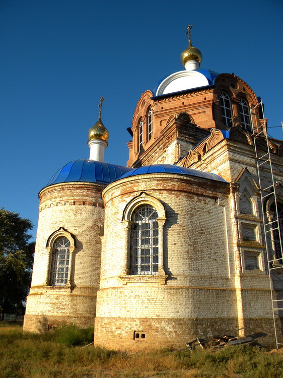 Церковь Казанской иконы Божией Матери, Старица (Черноярский район, Астраханская область). фасады