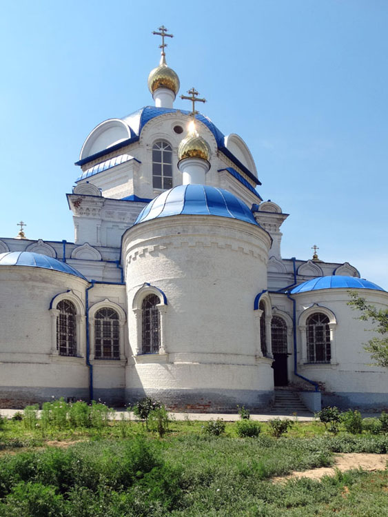 Церковь Казанской иконы Божией Матери, Старица (Черноярский район, Астраханская область). архитектурные детали