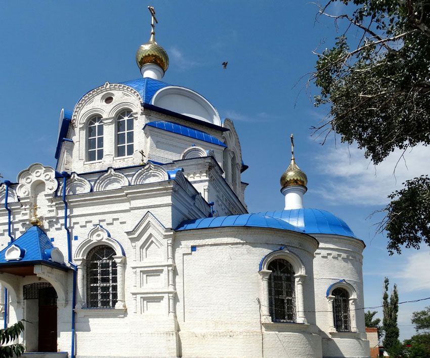 Церковь Казанской иконы Божией Матери, Старица (Черноярский район, Астраханская область). архитектурные детали