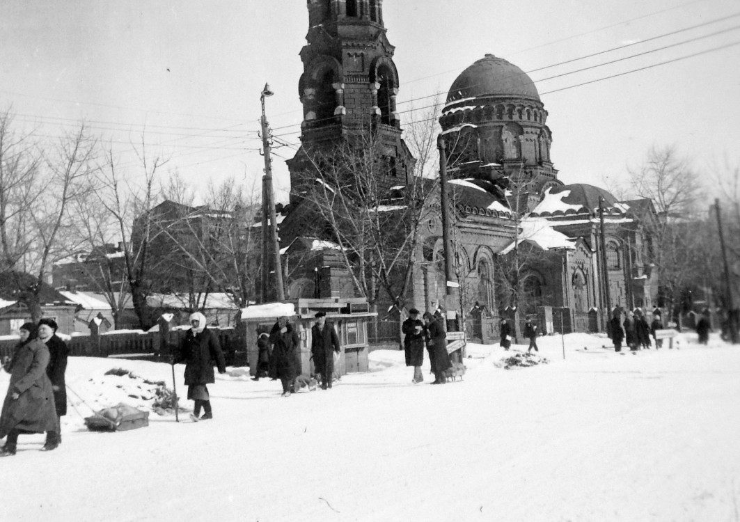 Церковь Озерянской иконы Божией Матери, Харьков (Харьков, город, Украина, Харьковская область). архивная фотография, Фото 1942 г. с аукциона e-bay.de