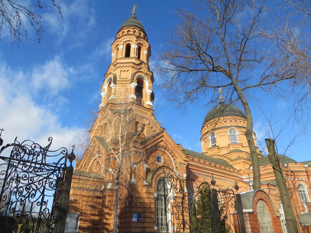 Церковь Озерянской иконы Божией Матери, Харьков (Харьков, город, Украина, Харьковская область). фасады, Вид с Юго-Запада (от ул. Полтавский шлях)