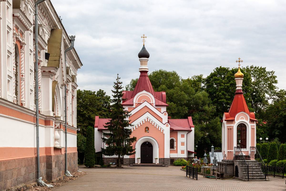 Церковь Ольги равноапостольной, Гродно (Гродненский район, Беларусь, Гродненская область). общий вид в ландшафте