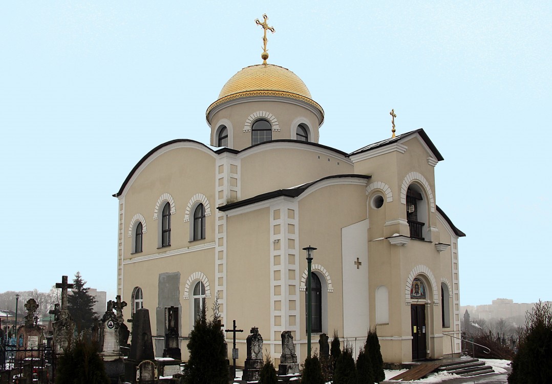 Гродно. Церковь Марфы на православном кладбище. фасады