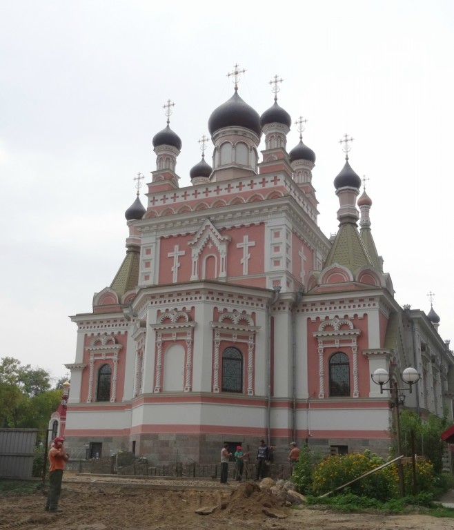Кафедральный собор Покрова Пресвятой Богородицы, Гродно (Гродненский район, Беларусь, Гродненская область). фасады