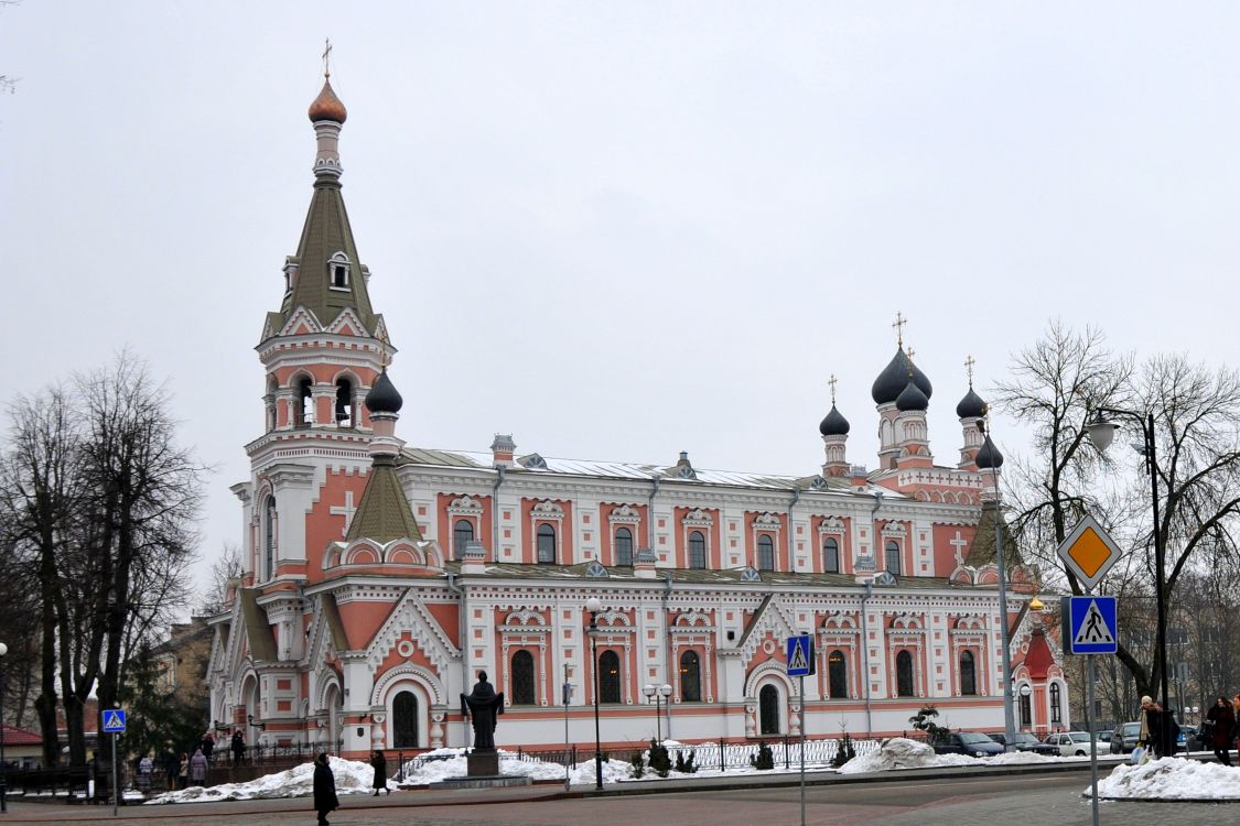 Кафедральный собор Покрова Пресвятой Богородицы, Гродно (Гродненский район, Беларусь, Гродненская область). фасады