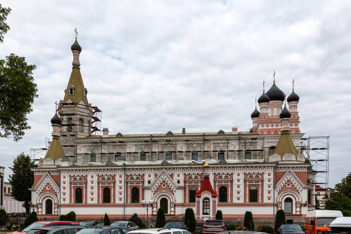 Кафедральный собор Покрова Пресвятой Богородицы, Гродно (Гродненский район, Беларусь, Гродненская область). фасады