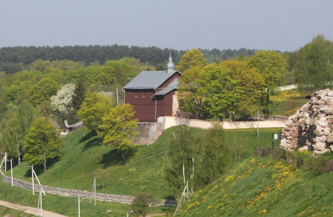 Гродно. Церковь Бориса и Глеба (Коложская). общий вид в ландшафте