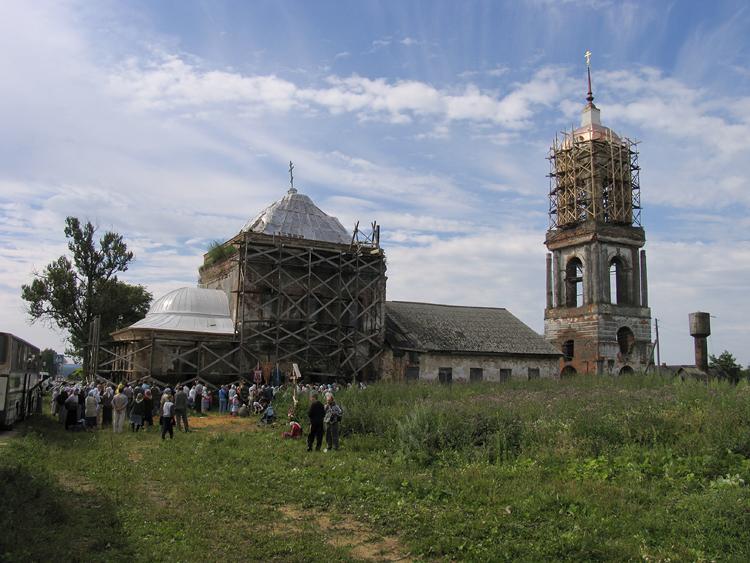 Церковь Рождества Христова, Кондаково (Борисоглебский район, Ярославская область). документальные фотографии, Завершение Иринарховского крестного хода в селе Кондаково.