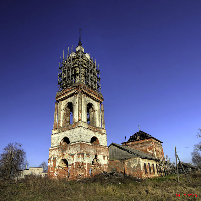 Церковь Рождества Христова, Кондаково (Борисоглебский район, Ярославская область). документальные фотографии