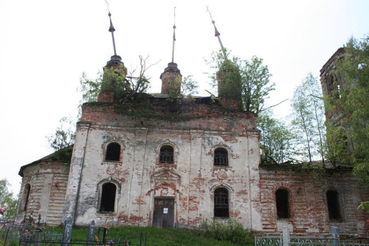 Церковь Николая Чудотворца, Никола-Бой (Борисоглебский район, Ярославская область). фасады