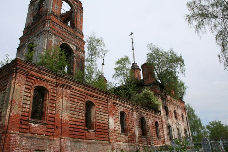 Церковь Николая Чудотворца, Никола-Бой (Борисоглебский район, Ярославская область). фасады