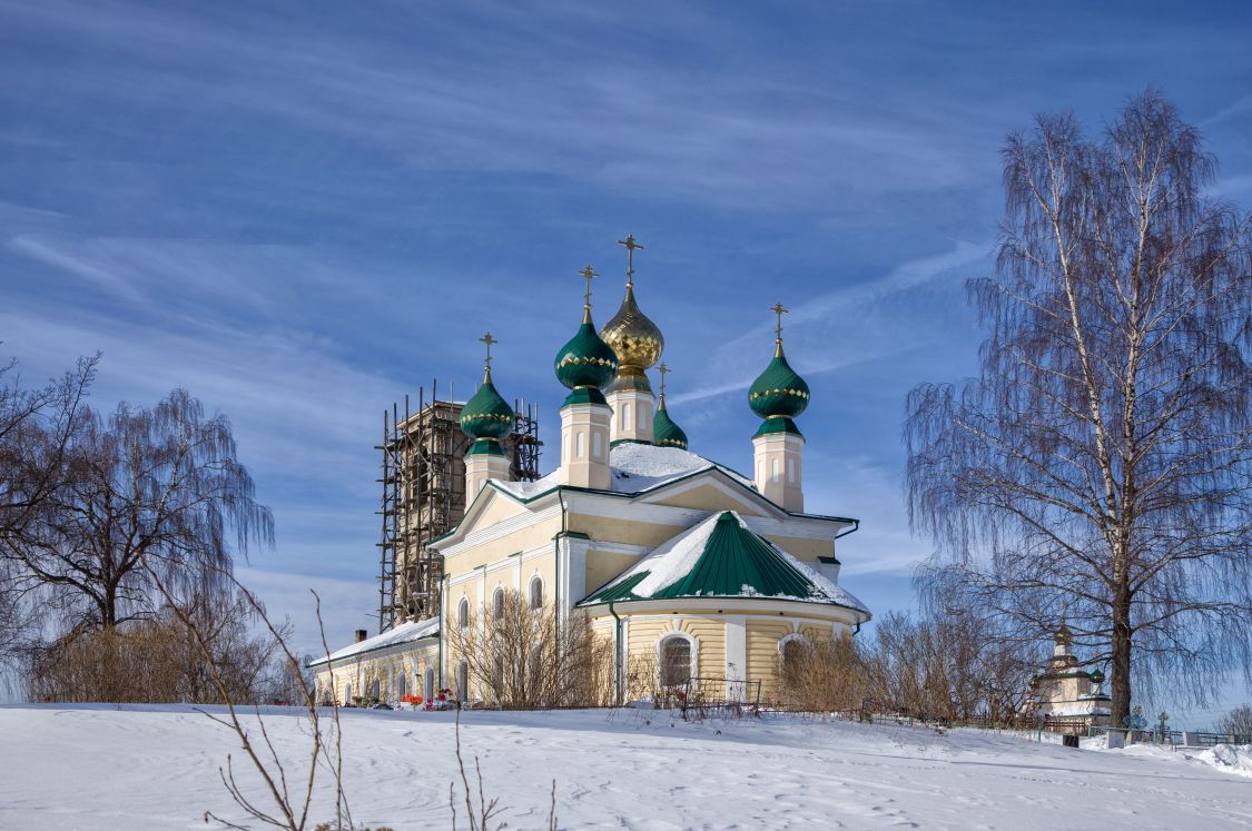 Церковь Николая Чудотворца, Никола-Бой (Борисоглебский район, Ярославская область). фасады