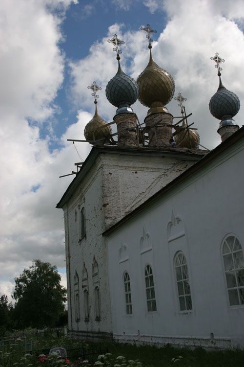 Церковь Тихвинской иконы Божией Матери, Павлово (Борисоглебский район, Ярославская область). фасады