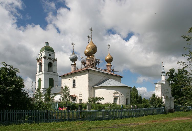 Церковь Тихвинской иконы Божией Матери, Павлово (Борисоглебский район, Ярославская область). фасады