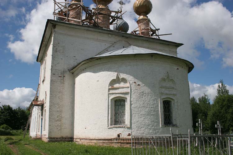 Церковь Тихвинской иконы Божией Матери, Павлово (Борисоглебский район, Ярославская область). фасады