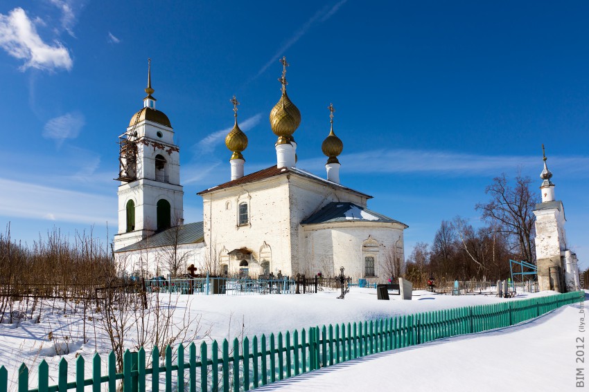 Церковь Тихвинской иконы Божией Матери, Павлово (Борисоглебский район, Ярославская область). фасады