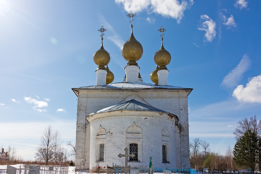 Павлово. Церковь Тихвинской иконы Божией Матери. фасады