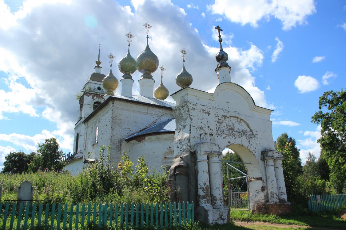 Павлово. Церковь Тихвинской иконы Божией Матери. фасады