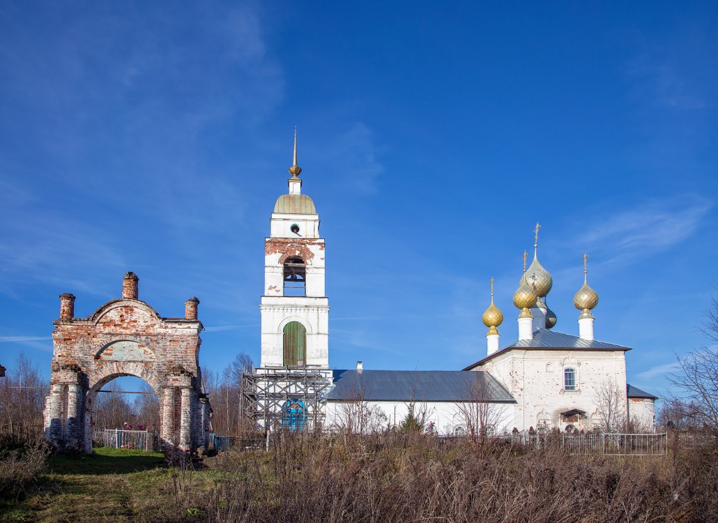Церковь Тихвинской иконы Божией Матери, Павлово (Борисоглебский район, Ярославская область). фасады