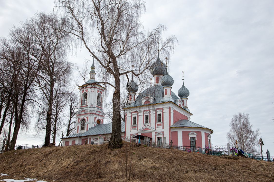 Церковь Андрея Стратилата, Андреевское на Лиге (Борисоглебский район, Ярославская область). фасады