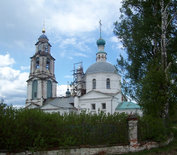 Церковь Георгия Победоносца, Ильинское (Киржачский район, Владимирская область). фасады
