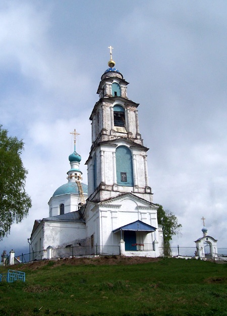 Церковь Георгия Победоносца, Ильинское (Киржачский район, Владимирская область). фасады