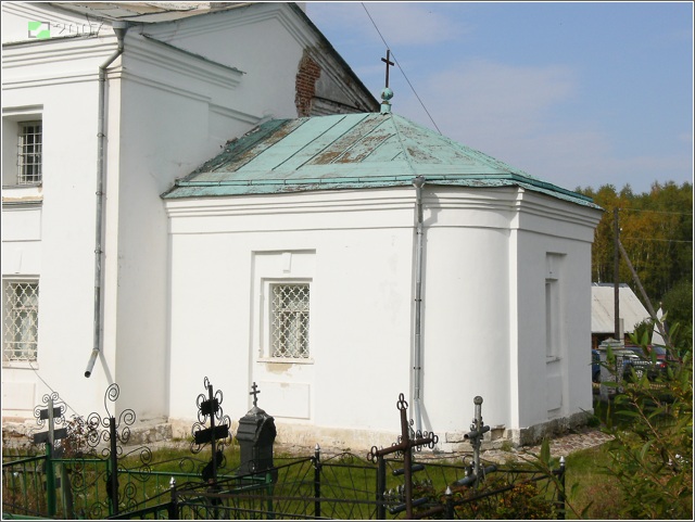 Церковь Георгия Победоносца, Ильинское (Киржачский район, Владимирская область). архитектурные детали, Апсида