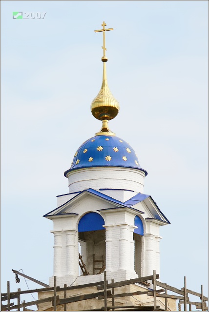 Церковь Георгия Победоносца, Ильинское (Киржачский район, Владимирская область). архитектурные детали, Завершение колокольни