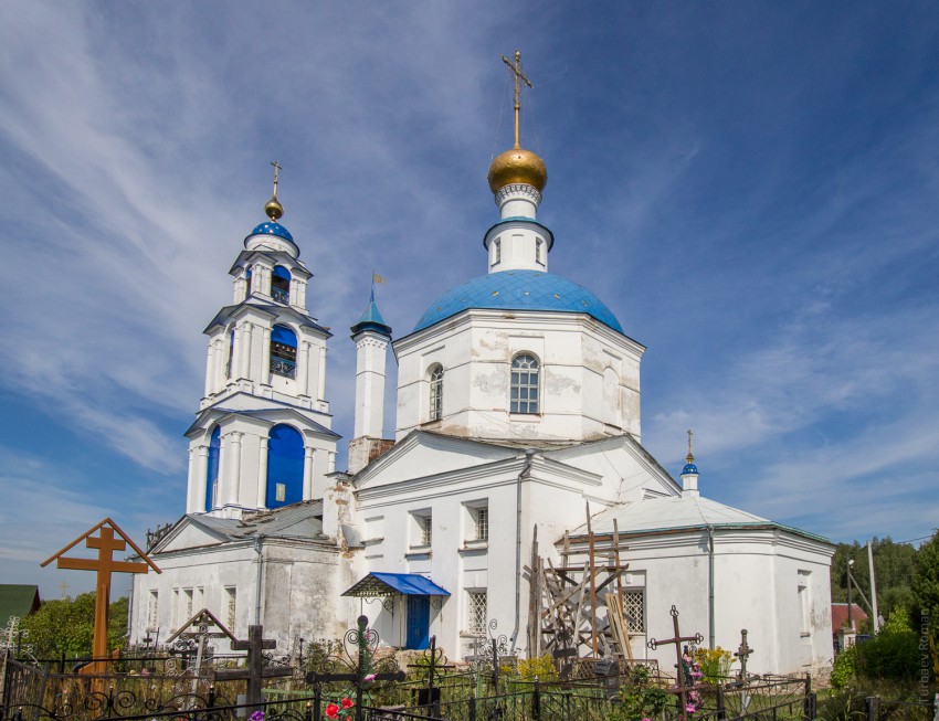 Ильинское. Церковь Георгия Победоносца. фасады