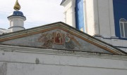 Церковь Георгия Победоносца, Франтон трапезной, вид севера<br>, Ильинское, Киржачский район, Владимирская область